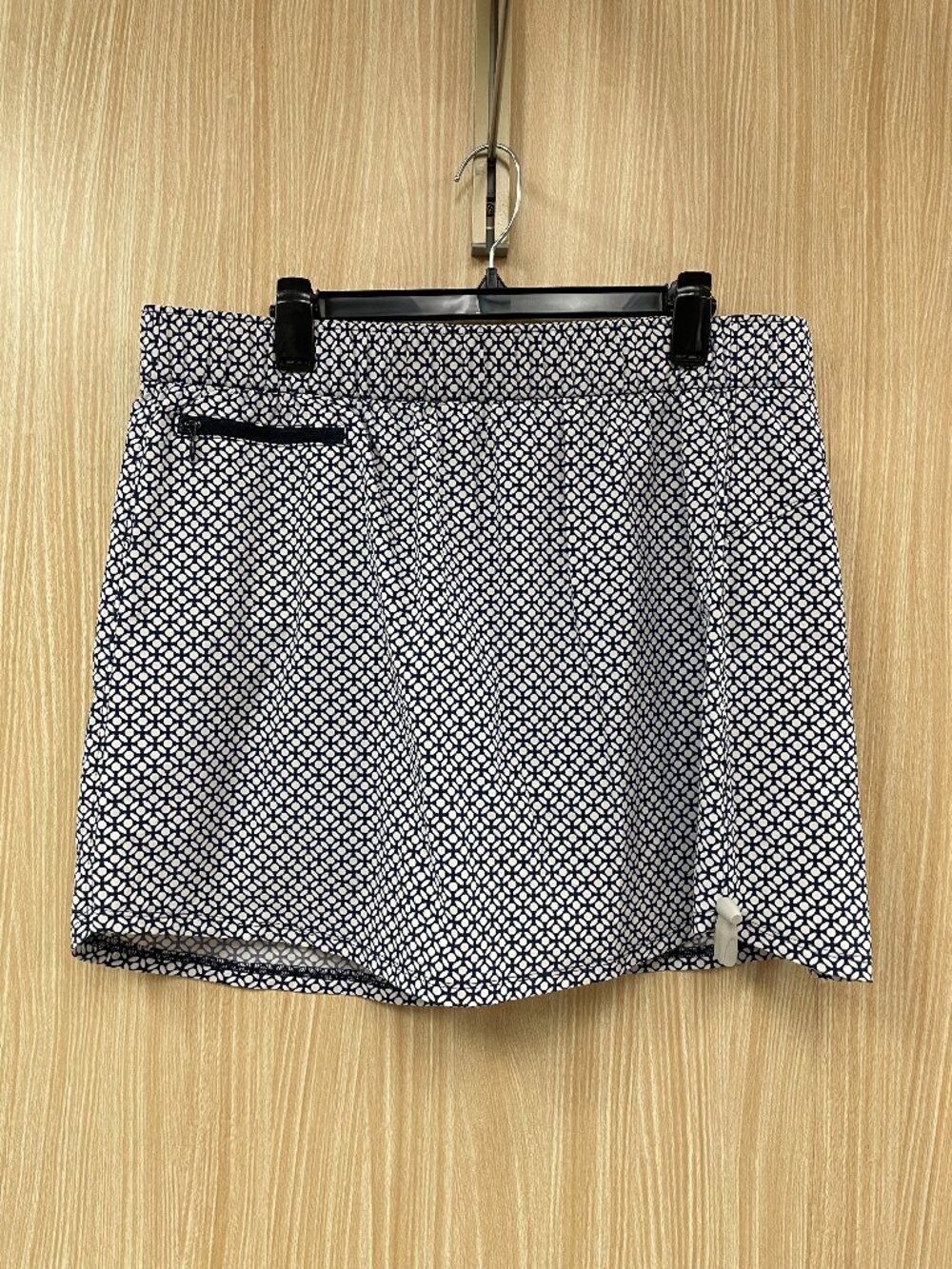 Talbots navy print skort size XL